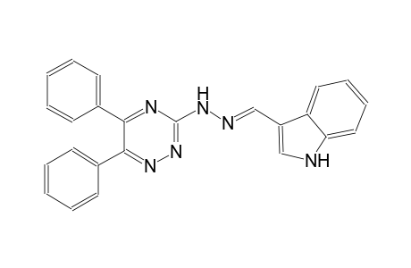 1H-indole-3-carbaldehyde (5,6-diphenyl-1,2,4-triazin-3-yl)hydrazone