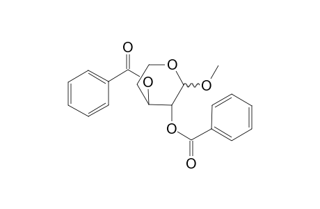 Methyl 4-deoxy-.alpha.,L-threo-pentopyranoside Di-O-benzoate