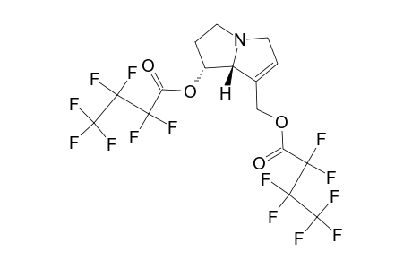 Butanoic acid, heptafluoro-, 7-[(2,2,3,3,4,4,4-heptafluoro-1-oxobutoxy)methyl]-2,3,5,7a-tetrahydro -1H-pyrrolizin-1-yl ester, (1R-trans)-
