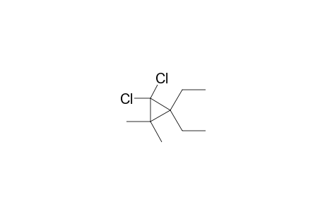 Cyclopropane, 1,1-dichloro-2,2-diethyl-3,3-dimethyl-