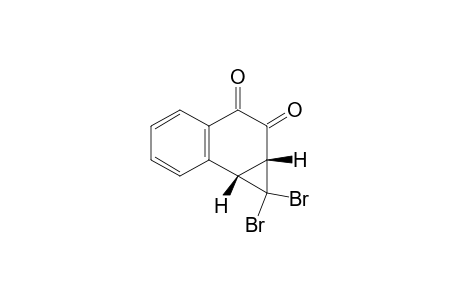 (1aR,7bS)-1,1-bis(bromanyl)-1a,7b-dihydrocyclopropa[a]naphthalene-2,3-dione