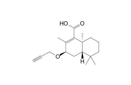 (3R,4aS,8aS)-2,5,5,8a-tetramethyl-3-prop-2-ynoxy-3,4,4a,6,7,8-hexahydronaphthalene-1-carboxylic acid