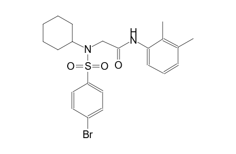 2-[[(4-bromophenyl)sulfonyl](cyclohexyl)amino]-N-(2,3-dimethylphenyl)acetamide