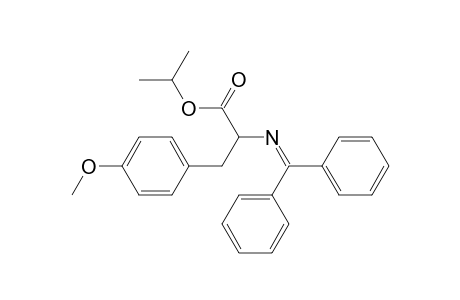Isopropyl 2-(diphenylmethyleneamino)-3-(4-methoxyphenyl)propanoate