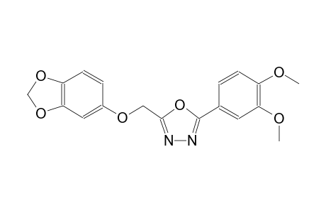 1,3,4-oxadiazole, 2-[(1,3-benzodioxol-5-yloxy)methyl]-5-(3,4-dimethoxyphenyl)-