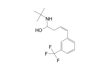 1-(t-Butylamino)-4-(3'-<trifluoromethyl>phenyl)but-3-en-1-ol