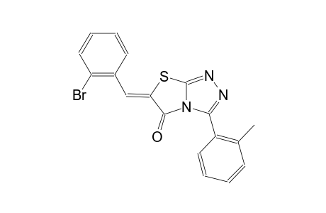 (6Z)-6-(2-bromobenzylidene)-3-(2-methylphenyl)[1,3]thiazolo[2,3-c][1,2,4]triazol-5(6H)-one