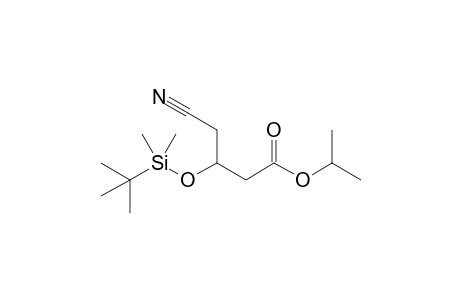 3-(tert-Butyl-dimethyl-silanyloxy)-4-cyano-butyric acid isopropyl ester