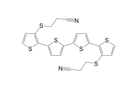 3,3"'-Bis(2-cyanoethylsulfanyl)-2,2':5',2":5",2"'-quteryjiophene