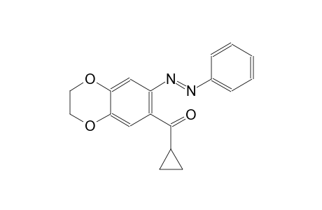 methanone, cyclopropyl[2,3-dihydro-7-[(E)-phenylazo]-1,4-benzodioxin-6-yl]-