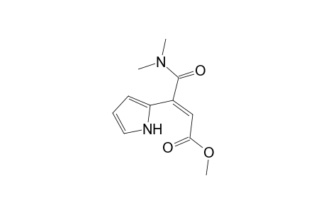 Methyl (E)-3-[(N,N-dimethylamino)carbonyl]-3-(pyrrol-2'-yl)propenoate