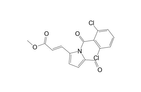 Methyl (2E)-3-[1-(2,6-dichlorobenzoyl)-5-formyl-1H-pyrrol-2-yl]-2-propenoate