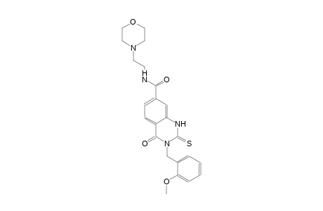7-quinazolinecarboxamide, 1,2,3,4-tetrahydro-3-[(2-methoxyphenyl)methyl]-N-[2-(4-morpholinyl)ethyl]-4-oxo-2-thioxo-