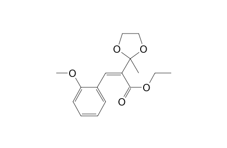 Ethyl (Z)-2-(2'-Methyl-1',3'-dioxolan-2'-yl)-3-(2'-methoxyphenyl)propenoate