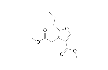 Methyl 4-(2-methoxy-2-oxoethyl)-5-propyl-3-furoate