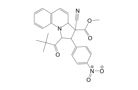 methyl (1S,2S,3S)-3-cyano-1-(2,2-dimethylpropanoyl)-2-(4-nitrophenyl)-1,2,3,3a-tetrahydropyrrolo[1,2-a]quinoline-3-carboxylate