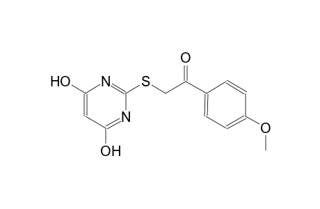 ethanone, 2-[(4,6-dihydroxy-2-pyrimidinyl)thio]-1-(4-methoxyphenyl)-