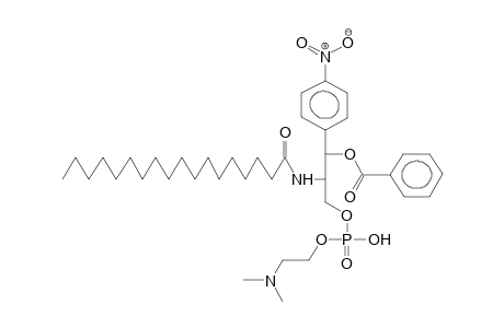 D-THREO-3-BENZOYLOXY-3-(4-NITROPHENYL)-2-STEAROYLAMINO-1-(2-DIMETHYLAMINOETHYLPHOSPHOXY)PROPANE