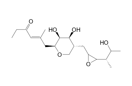 4-Hexen-3-one, 5-methyl-6-[tetrahydro-3,4-dihydroxy-5-[[3-(2-hydroxy-1-methylpropyl) oxiranyl]methyl]-2H-pyran-2-yl]-, [2S-[2.alpha.(E),3.beta.,4.beta.,5.alpha.[2R*,3R*(1R*,2R*)]]]-