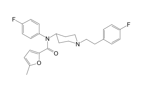 N-(4-Fluorophenyl)-N-(1-[2-(4-fluorophenyl)ethyl]piperidin-4-yl)-5-methylfuran-2-carboxamide