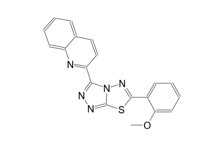 quinoline, 2-[6-(2-methoxyphenyl)[1,2,4]triazolo[3,4-b][1,3,4]thiadiazol-3-yl]-
