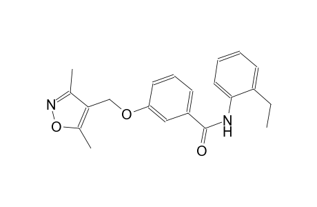 benzamide, 3-[(3,5-dimethyl-4-isoxazolyl)methoxy]-N-(2-ethylphenyl)-