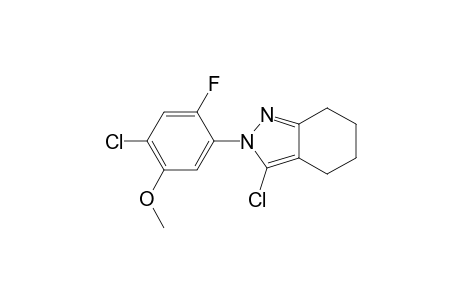 2H-Indazole, 3-chloro-2-(4-chloro-2-fluoro-5-methoxyphenyl)-4,5,6,7-tetrahydro-