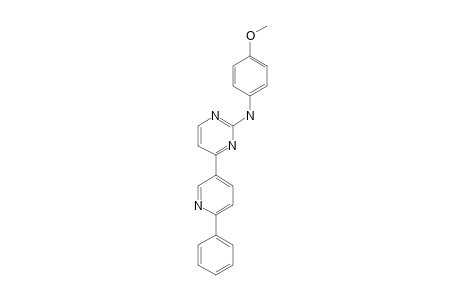 N-(4-METHOXYPHENYL)-4-(6-PHENYLPYRIDIN-3-YL)-PYRIMIDIN-2-AMINE