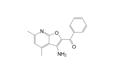 (3-amino-4,6-dimethylfuro[2,3-b]pyridin-2-yl)(phenyl)methanone