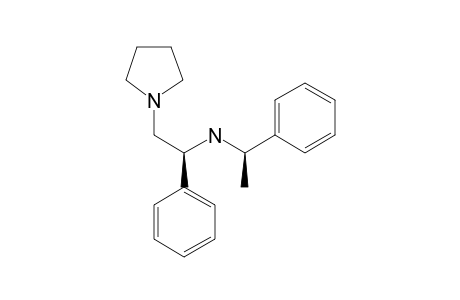 (1R)-N-[(1R)-1-PHENYLETHYL]-1-PHENYL-2-(PYRROLIDIN-1-YL)-ETHANAMINE