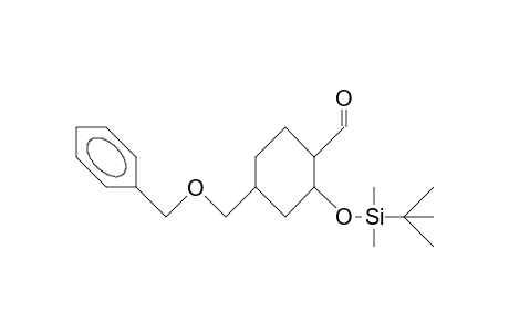 4b-(Benzyloxy-methyl)-2a-(T-butyl-dimethyl-siloxy)-1b-cyclohexanecarboxaldehyde