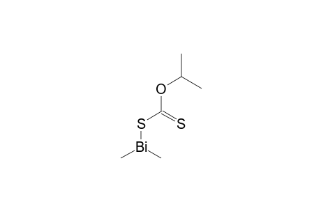 Dimethyl-O-i-propyl xanthogenatobismuthine