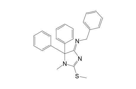 4-(benzylimino)-5,5-diphenyl-1-methyl-2-(methylthio)-2-imidazoline