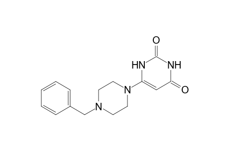 6-(4-Benzyl-1-piperazinyl)uracil