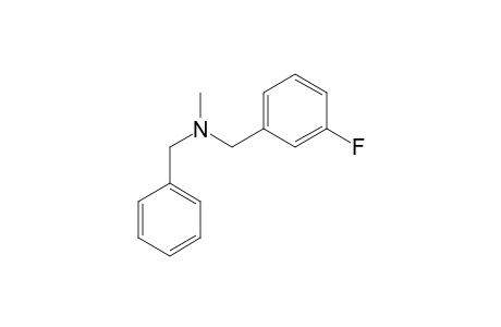 N-Benzyl-N-(3-fluorobenzyl)methanamine