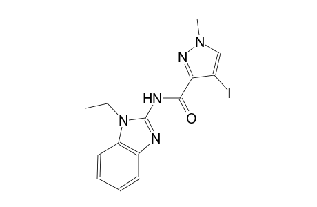 N-(1-ethyl-1H-benzimidazol-2-yl)-4-iodo-1-methyl-1H-pyrazole-3-carboxamide