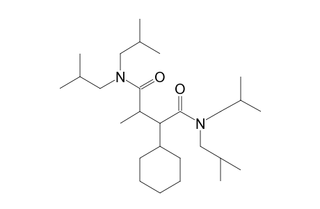 2-Cyclohexyl-N1,N1,N4,N4-tetraisobutyl-3-methyl-succinamide