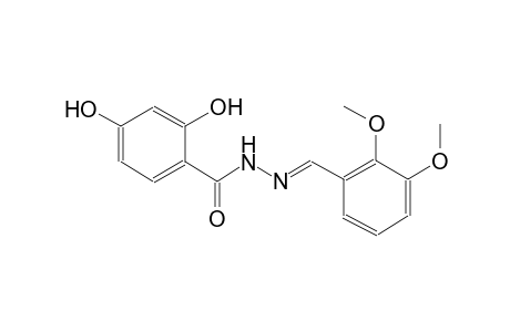 benzoic acid, 2,4-dihydroxy-, 2-[(E)-(2,3-dimethoxyphenyl)methylidene]hydrazide
