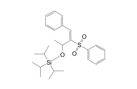 (E)-4-Phenyl-3-(phenylsulfonyl)but-3-en-2-yl triisopropylsilyl ether