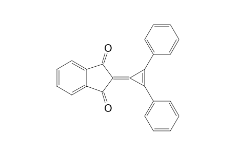1H-Indene-1,3(2H)-dione, 2-(2,3-diphenyl-2-cyclopropen-1-ylidene)-