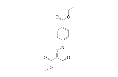 METHYL-2-(4-ETHOXYCARBONYLPHENYL)-HYDRAZONO-3-OXOBUTANOATE;ISOMER-A