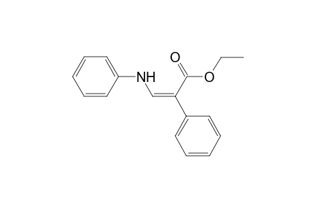 (Z)-3-anilino-2-phenyl-2-propenoic acid ethyl ester