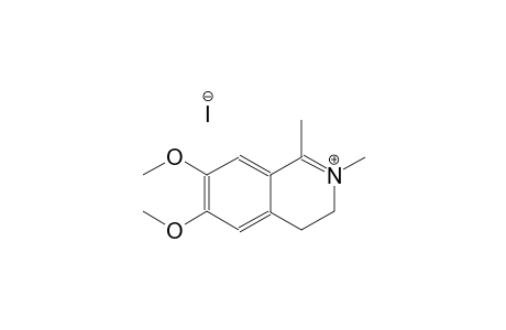 6,7-dimethoxy-1,2-dimethyl-3,4-dihydroisoquinolinium iodide