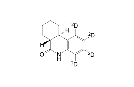 6a,7,8,9,10,10a-Hexahydro-1,2,3,4-tetradeuteriophenantridin-6(5H)-one
