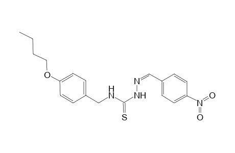 4-Nitrobenzaldehyde N-(4-butoxybenzyl)thiosemicarbazone