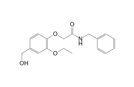 N-benzyl-2-[2-ethoxy-4-(hydroxymethyl)phenoxy]acetamide