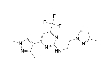 2-pyrimidinamine, 4-(1,3-dimethyl-1H-pyrazol-4-yl)-N-[2-(3-methyl-1H-pyrazol-1-yl)ethyl]-6-(trifluoromethyl)-