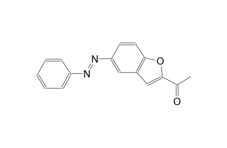ethanone, 1-[5-[(E)-phenylazo]-2-benzofuranyl]-