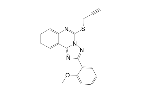 [1,2,4]triazolo[1,5-c]quinazoline, 2-(2-methoxyphenyl)-5-(2-propynylthio)-