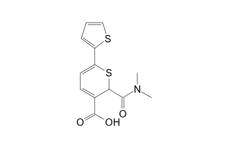 2-[(Dimethylamino)carbonyl]-6-(2'-thienyl)-2H-thiopyran-3-carboxylic acid